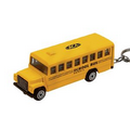 Mini School Bus With Key Chain w/ Full Color Graphics
